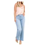 Skies Are Blue Double Strap Tank Top In Rose Gold