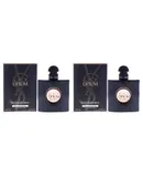 Black Opium by Yves Saint Laurent for Women - 1.6 oz EDP Spray - Pack of 2