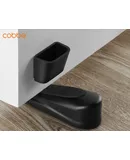 Zinc Alloy Door Stop Doorstopper Interior Floor Doorstop Door Jammer -black