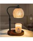 GEEZO Fragrance Candle Warmer Lamp，Electric Candle Warmer with Timer & Dimmer，Style D