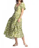 Pink Martini Rachel Dress In Green