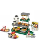 71PCS Kids Play House Food Set with Burgers, Fries, Chicken Wings, and More! Includes Cash Register and Water Dispenser