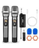 Pyle UHF Wireless Microphone System Kit - Dual