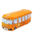Bus Cute Pencil Case Canvas Box Large Capacity Pen Bag Pencil Cases