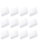 Clear Acrylic Dry Erase Board Letter Message Board 3.5''x2.7'' Transparent Plate for Note Memo Frameless Writing Board Desktop Decor Home Office School Clothes Shop Jewelry Store