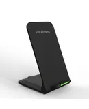 Vertical wireless charger Foldable mobile phone desktop stand for iPhone Samsung Huawei 15W fast charge