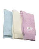 Chevron Pattern Medium Weight Bamboo Women Crew Socks 3 Pair Pack
