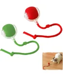 2025 Innovative Interactive Cat Toy Balls, Automatic Moving Spheres for Engaging Indoor Cats (Red+Green-B)