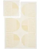 Premium Exercise & Baby Foam Play Mats Stylish & Large Non-Toxic Odorless Floor Mat 6 Tiles Spacious 6ft x 4ft Peel-Resistant Reinforced, Soft Thick, Waterproof Ecru Linen