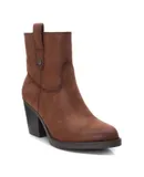 Xti Women's Italian Western Booties In Camel