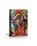 Michael Jordan Graffiti Basketball Star Sports Art Decoration Painting 16*24 inches (40*60 cm)