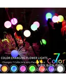 Albelt Upgrade Outdoor Halloween，Christmas Decorations, 6-Pack Swaying Solar Lights (Colored light)，48 LED Waterproof Garden for Party Decor