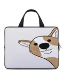 Dogs, Corgis, Pets Laptop Bag Women Man 10 12 13 15 17 Inch Office Notebook Travel Computer Handbag Waterproof Bag Notebook Cover