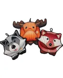 HuggleTuff Plush Dog Toys Dog Stuffed Animal Toy, Puppy Toys, Squeaky Dog Toy for Small & Medium Dogs, Durable Plush to Keep Them Busy Puffies Woodland Friends (3 Count)