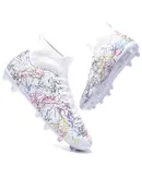 Unisex Soccer Cleats Lightweight Training AG Football Shoes for Youth and Adults