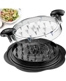 Manual meat mincer, chicken shredder, pet food supplement artifact, vegetable tearing tool, kitchen tool separator-black