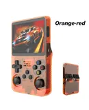 R36S Retro Handheld Game Console,64GB，Translucent Orange