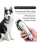 Dog Clippers, Professional Dog Grooming Kit, Low Noise Rechargeable Dog Clippers for Grooming, Cordless Electric Quiet Hair Grooming Clippers for Dogs Cats Pets