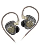 KZ Merga 2DD Dynamic Drivers HIFI Music Headphones In-Ear Wired Earphones 4 Driver Units High-Resolution Tuning Headset Sports Game Earbuds 2pin Detachable Cable