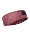 Sleep Headphones Wireless Headband Stretchable Bluetooth 5.2 Sleep Headband Earphones, Comfy Side Sleeping Earbuds with High Definition Stereo Speakers,Pink