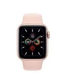 Apple Watch Series 4 (GPS , 40MM) - Gold Aluminum Case with Pink Sport Band (Renewed)