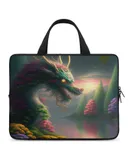 Wonderland, Dragons, Mythical Beasts Laptop Bag Women Man 10 12 13 15 17 Inch Office Notebook Travel Computer Handbag Waterproof Bag Notebook Cover