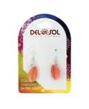 Color-Changing Earrings - Pink Cowrie by DelSol for Women - 1 Pc Earrings