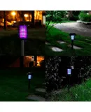 Solar LED Garden Pathway Light with Built-in Bug Zapper