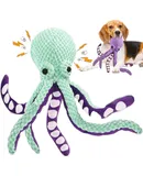 Poochplaypen Tugo Toy Octopus, Pooch Playpen Tugo Toy, Pawforloves Premium Pet Plush Toy, 2024 Octopus Dog Toy Immortal Squeaky Dog Toys for for Aggressive Chewers, Octopus Dog Plush Toy (Green)
