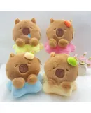 2025 Creative 2 Pieces Kids Plush Toys, Cute Cartoon Characters with Plush Texture and Embroidery Details, Strawberry Scent, Plush Toys for All Ages Colorful Cap Stars