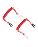 2 Safety Ropes for PWC Jet Ski Wave Runners Stop Killing T PVC Red Ignition Key Floating Safety Rope Z Robust Surface Film
