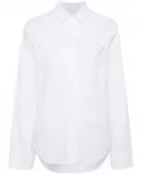 Aexae Cotton Wide Sleeve Shirt In White