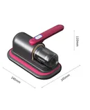 Home Use Rechargeable Dust Mite Remover, High Suction, Dual-Beating, UV Sterilization, Dust Mite and Vacuum Cleaner.