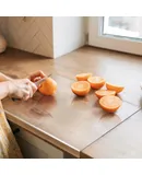 Lightweight acrylic cutting board with counter lip, non slip transparent kitchen counter cutting board, 18x14, 18x15.7, 23.58x18 inch large cutting board, used for countertop protectors, kitchen essentials, kitchen small tool gifts