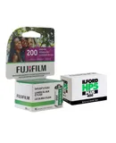 Fujifilm 200 Color Negative 35mm Film (36 Exposures) + Ilford HP5 Plus Black and White Negative Film (35mm Roll Film, 36 Exposures)