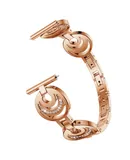 Shiny Replacement Straps,Bling Bracelet for Apple Watch 42/44/45/49mm - rosegold
