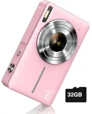 Roll over image to zoom in
Digital Camera, FHD 1080P Camera, Digital Point and Shoot Camera with 16X Zoom Anti Shake, Compact Small Camera for Boys Girls Kids