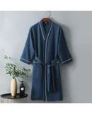 ZIYUNDIE Waffle Knit Lightweight Women's Kimono Spa Bath Robe - Quick Drying - Soft