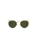 Anteojos Lentes de Sol Ray Ban Round Metal RB3447 001 47-21 | Color Dorado/Verde | Protección UV | Unisex Hombre Mujer | Ancho Lente 47 mm | Altura Lente 43 mm | Tamaño Puente 21 mm | Tamaño Varilla 140 mm