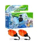 Fujifilm QuickSnap 800 Waterproof One-Time Use Disposable 35mm Camera - 27 Exposures + 2x Floating Foam Strap-Orange