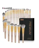 MAANGE 25 premium makeup brush set plus box powder blush eyeshadow brush professional makeup tools-complexion