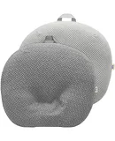 Strechy Newborn Lounger Cover, Removable and Ultra Soft Sung Fitted Baby Lounger Slipcover by  (2 Pack, Gray+Light Gray)