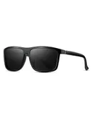 Square polarized sunglasses men's sunglasses Ms. trend fashion glasses retro UV400 driving with