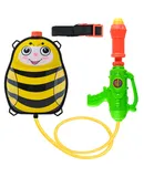 Toyrifik Water Gun Backpack Water Blaster for Kids -Water Shooter with Tank Bumble Bee Toys for Kids- Summer Outdoor Toys for Pool Beach Water Toys for Kids