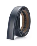 Mio Marino Men's Double Stitched Belt Strap-Navy-Adjustable from 48