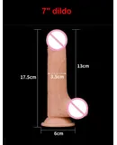 Dual Layer Movable Foreskin Dildos Wholesale Flesh Dildos Realistic Skin Color Sliding Skin Foreskin Dildos for Women