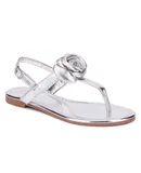 New York & Company Women's Rosette Flat Sandal