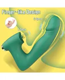 JUNTAME Dual-ended Design Vibrator, Rola G-spot & Clit Vibrator with 10 Tapping Modes, 10 Clit Licking & Vibrating Modes, Tongue-like Licker Clitoral Stimulator, G-spot Tapping Vibrator For Her