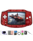 RG34XX Retro Handheld Game Consoles 32+128G Card Preloaded Games 1000+ ,Red