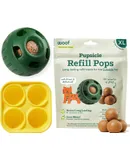 Starter Pack Interactive Dog Toys for Boredom Dog Treat Molds Silicone Chicken-Flavored Healthy Treats for Dogs Pupsicle Doggy Enrichment Toy for XL Pups 25-75 lbs